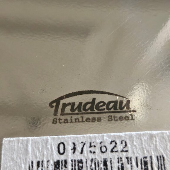 Trudeau Stainless Steel Hammered Design Ring Handles Ice Bucket - Picture 10 of 10